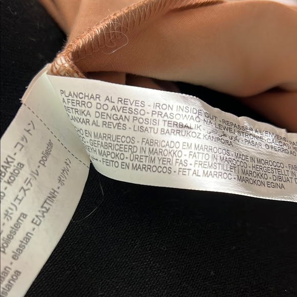 Zara Peach Short Sleeve Dress - Picture 5 of 5